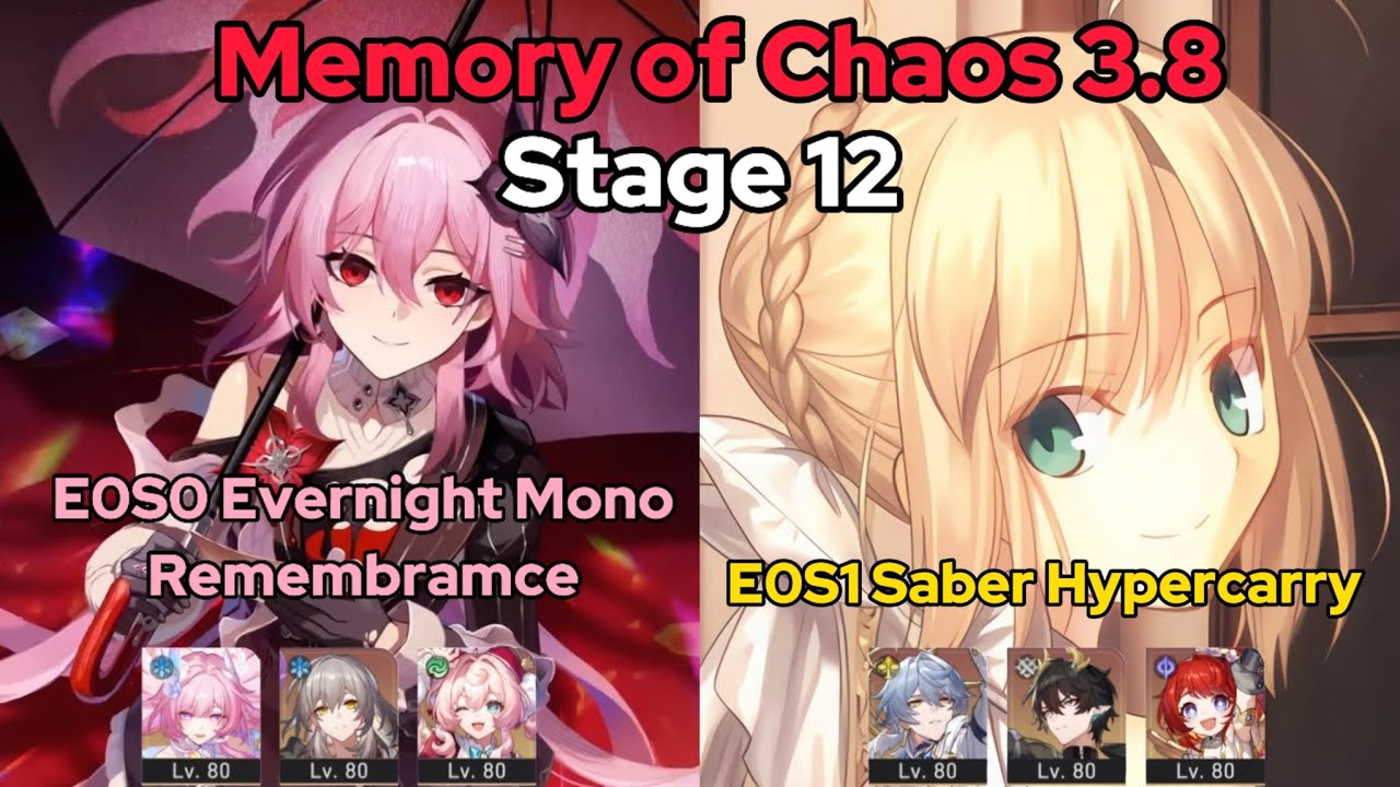 NEW MOC 12 v3.8 | E0S0 Evernight Mono Remembrance & E0S1 Saber Hypercarry | HSR