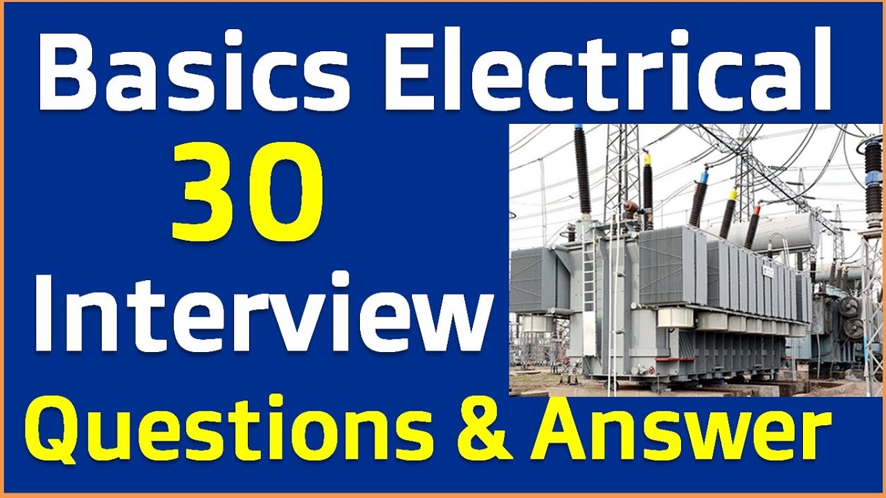 Electrical basics Interview question and answer in hindi || Electrical Interview Questions Answer -