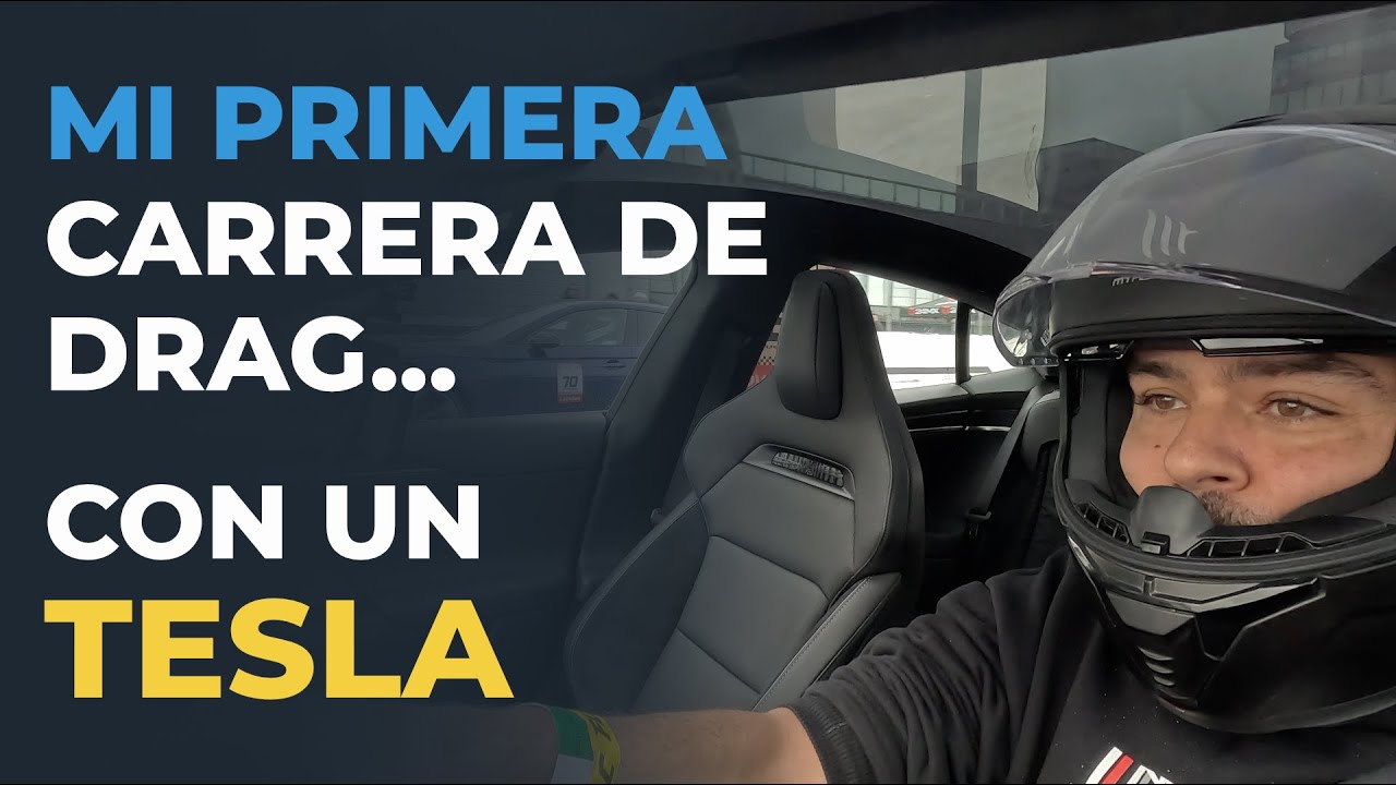 Mi primera carrera de drag con un Tesla Model S Plaid - Circuito del Jarama