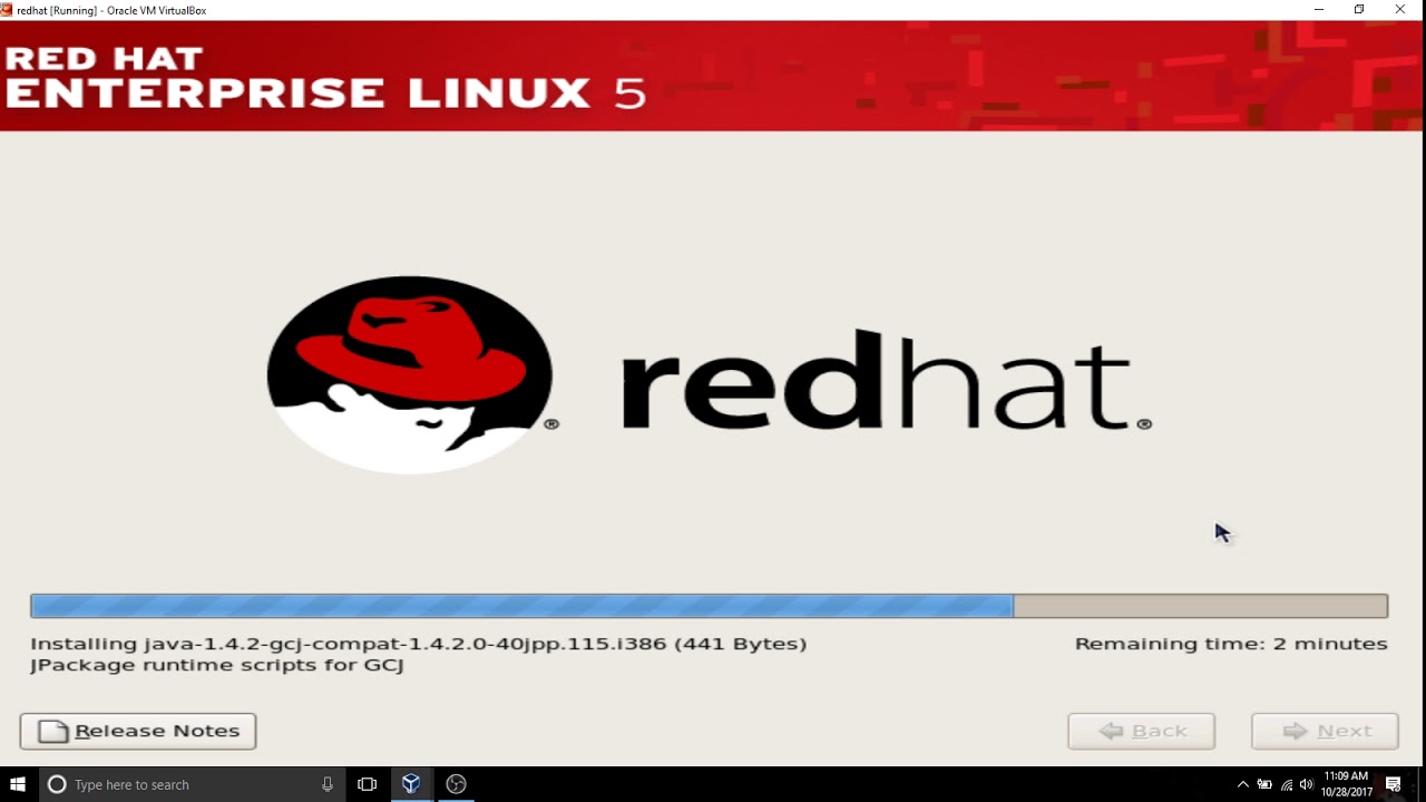 How To Install Red Hat Linux 5 on Virtual Box