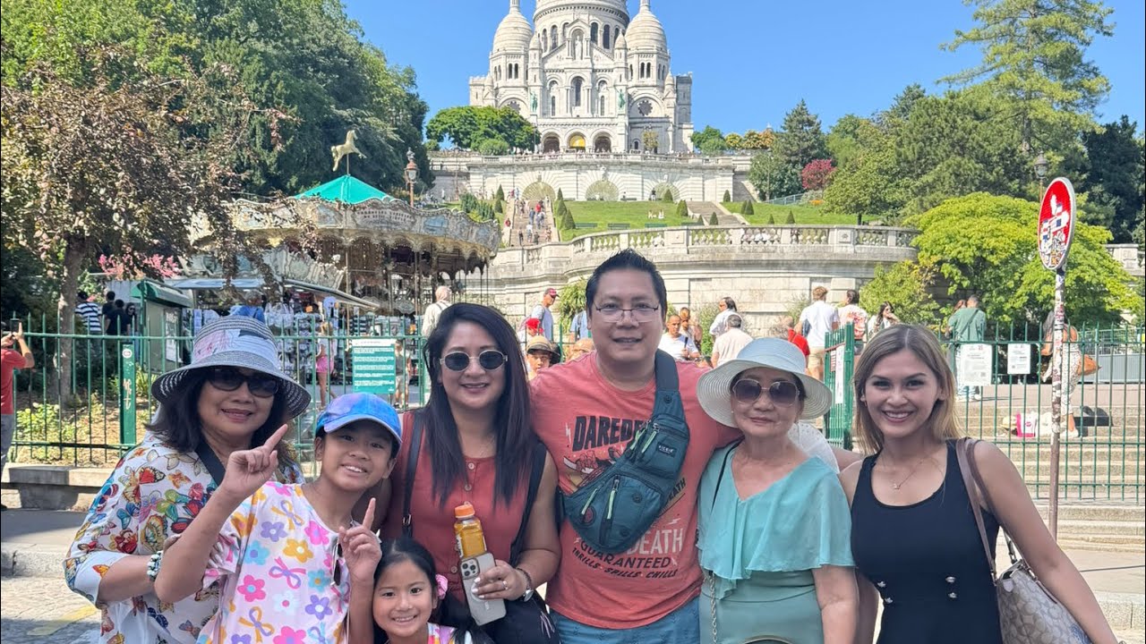 Eiffel Tower | Sacré-Cœur Basilica | Paris, France 🇫🇷 | Virtual Tour with Bisayang Ilocana