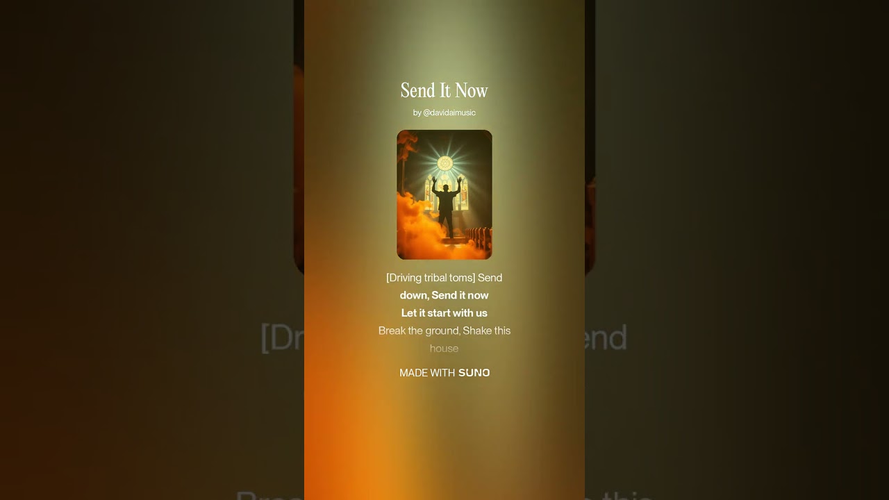 Send It Now | #christianmusic #gospelworship #cleanmusic #worshipmusic 