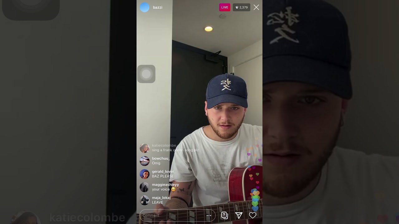 Renee's Song - Bazzi (Live during his Ig live)