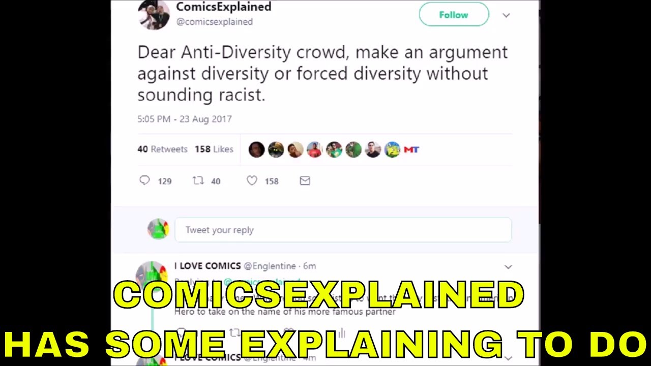 Comics Explained Vs. Englentine : True Diversity In Comic Books Explained