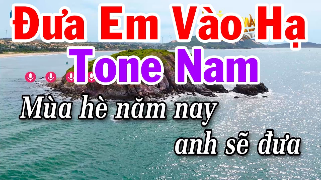 Karaoke Đưa Em Vào Hạ Tone Nam Nhạc Vàng Dễ Hát Tuấn Cò