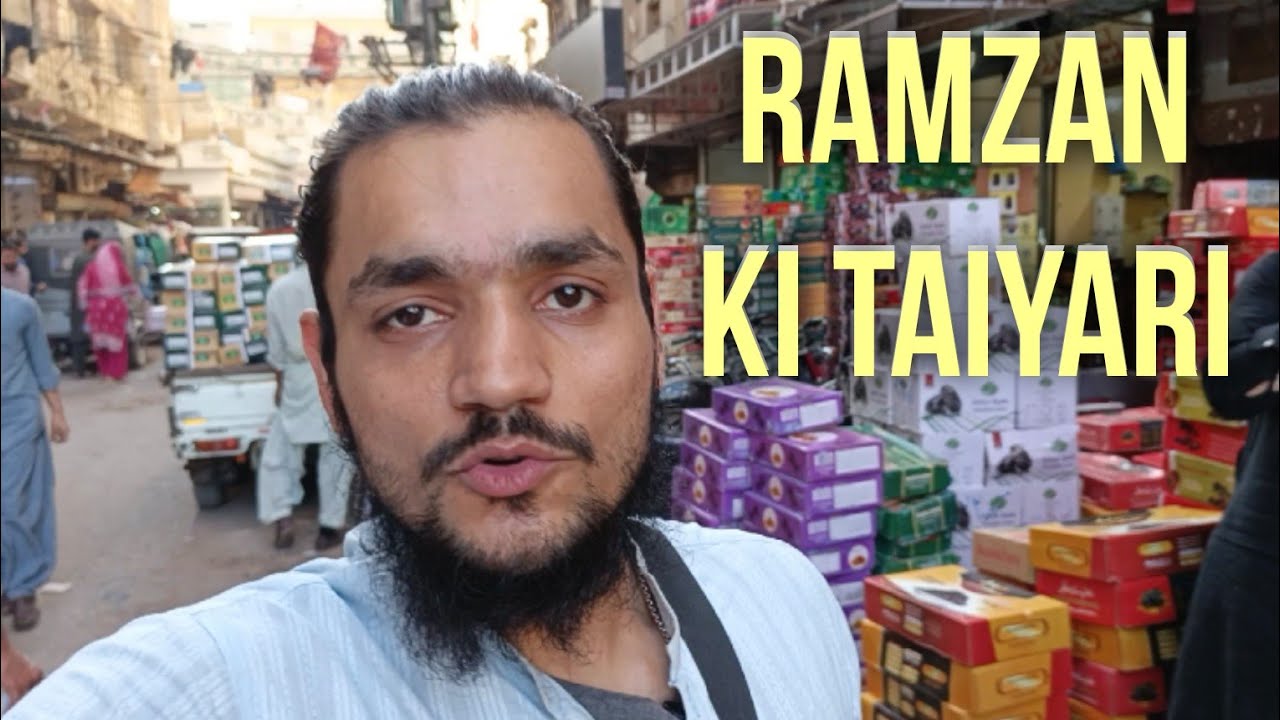 RAMZAN KI 🤤 TAIYARI KARNE GAYA KHAJUR MARKRT ARCVLOG👍🌹🥰