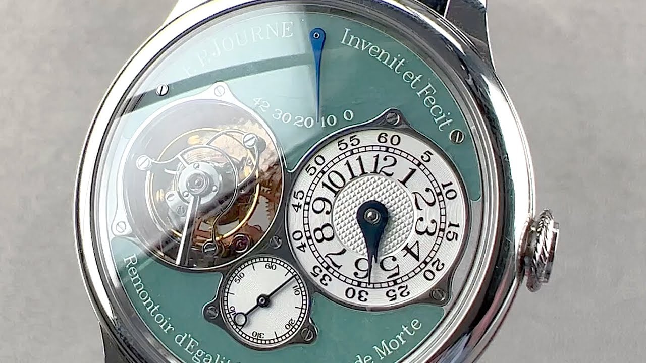 F.P. Journe Tourbillon Souverain Jade Dial F.P. Journe Watch Review | TN PT 40 A GR