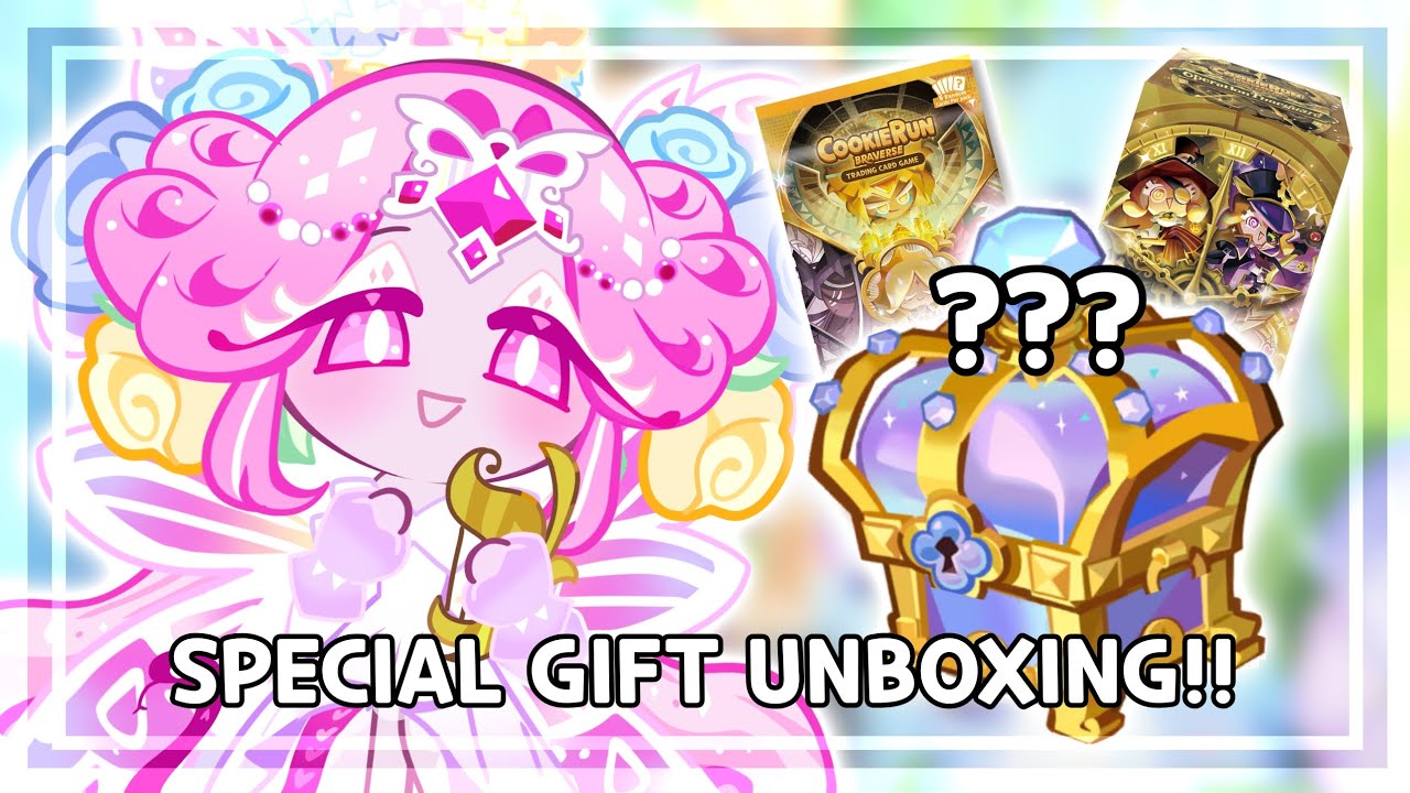 SPECIAL GIFT UNBOXING WITH CRK MERCH! || Cookie Run Kingdom