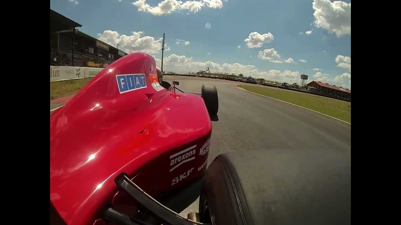 Jaki Scheckter Driving the Jean Alesi F1 Ferrari Owned by Peter Bailey- Rear Wing VIew - Heat 2.avi