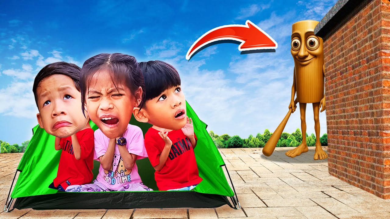 หนีเข้าไปหลบในเต็นท์ เอาชีวิตรอดจากเจ้าทุงทุง I หนูดีมาแล้วจ้า