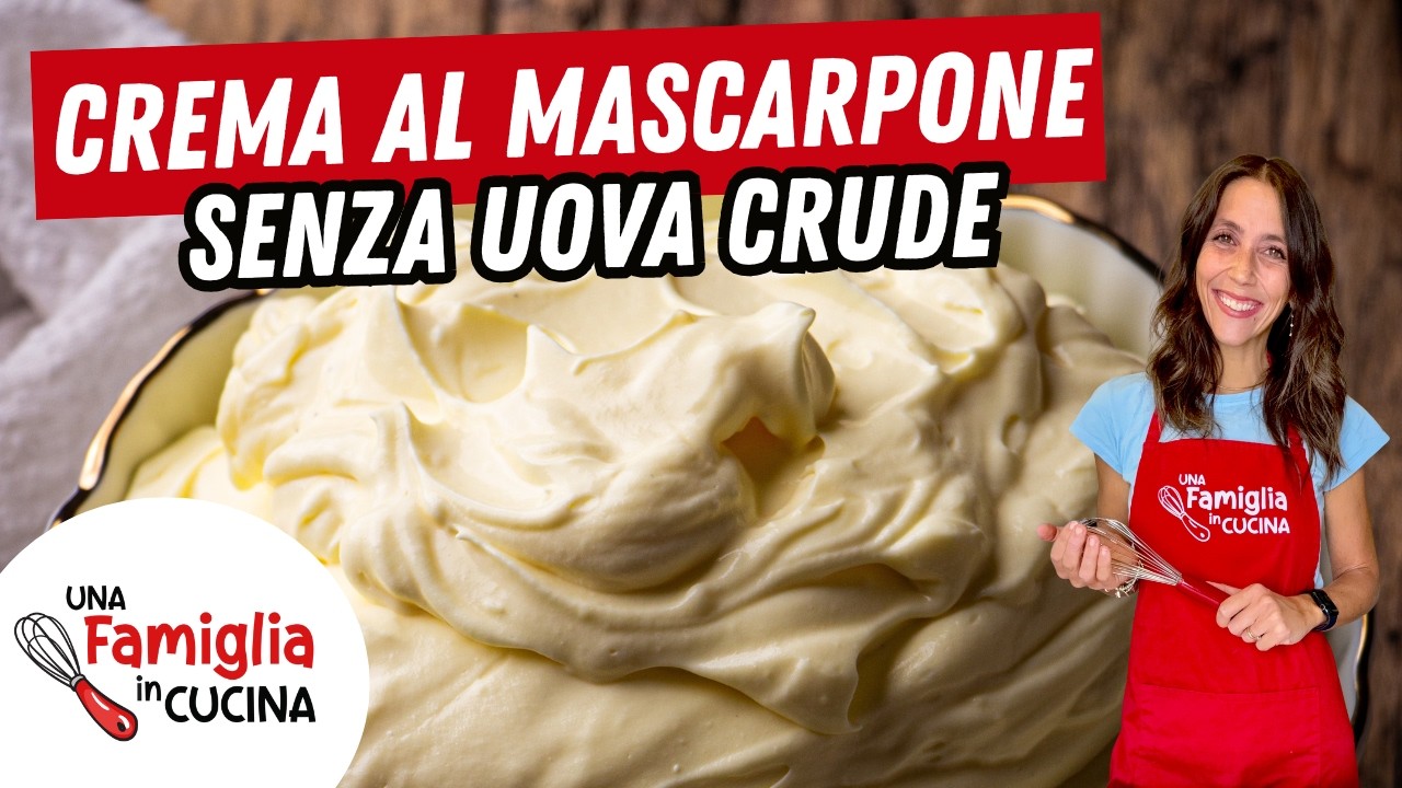 La Migliore Crema al Mascarpone SENZA Uova Crude: pronta in 5 minuti e super cremosa!