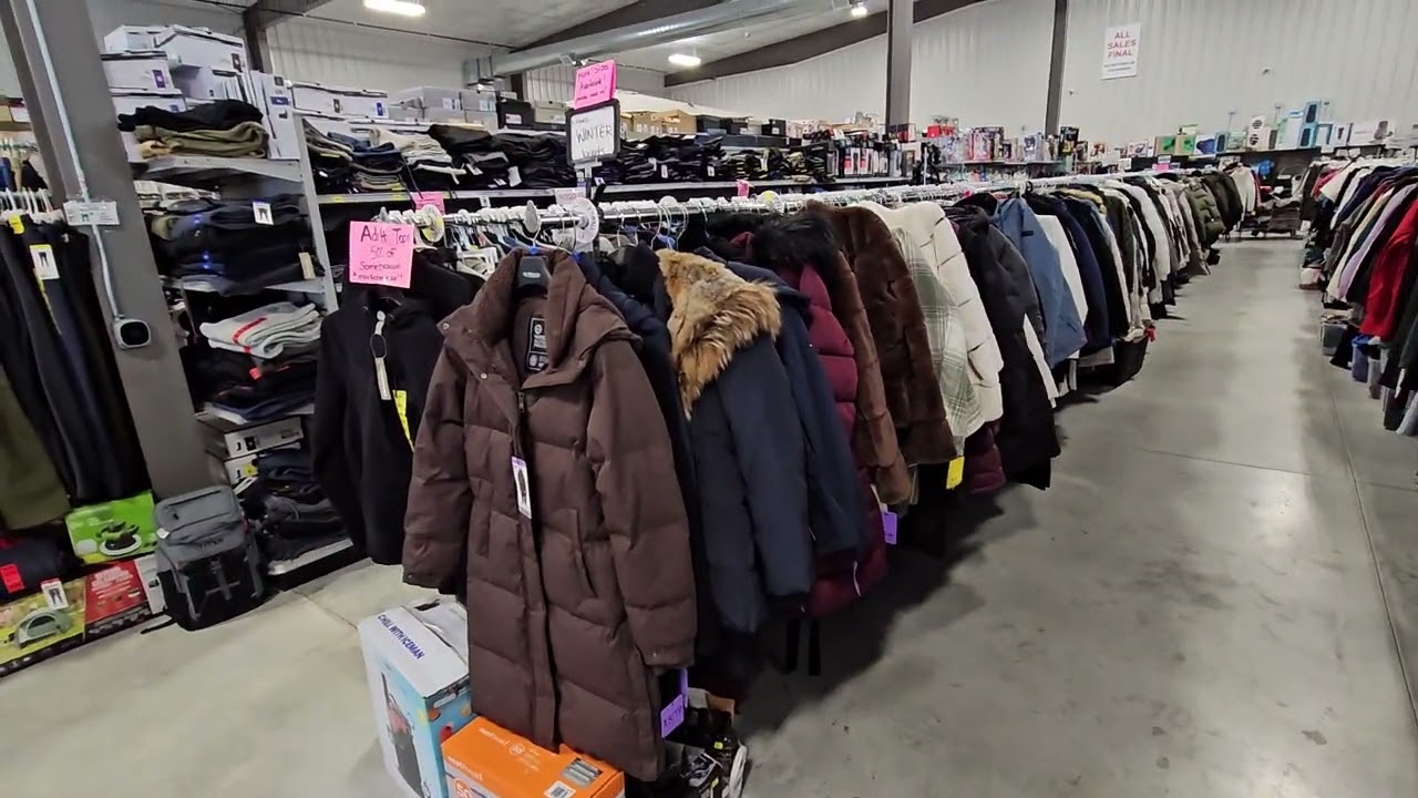 Very Cheap Clothing at Jacobs Liquidation in St Marys, ON