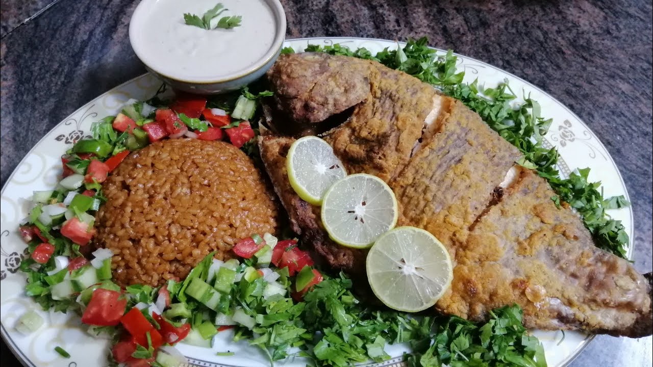 طريقة عمل السمك البلطي المقلي في القلاية الهوائية ♥️😍😋