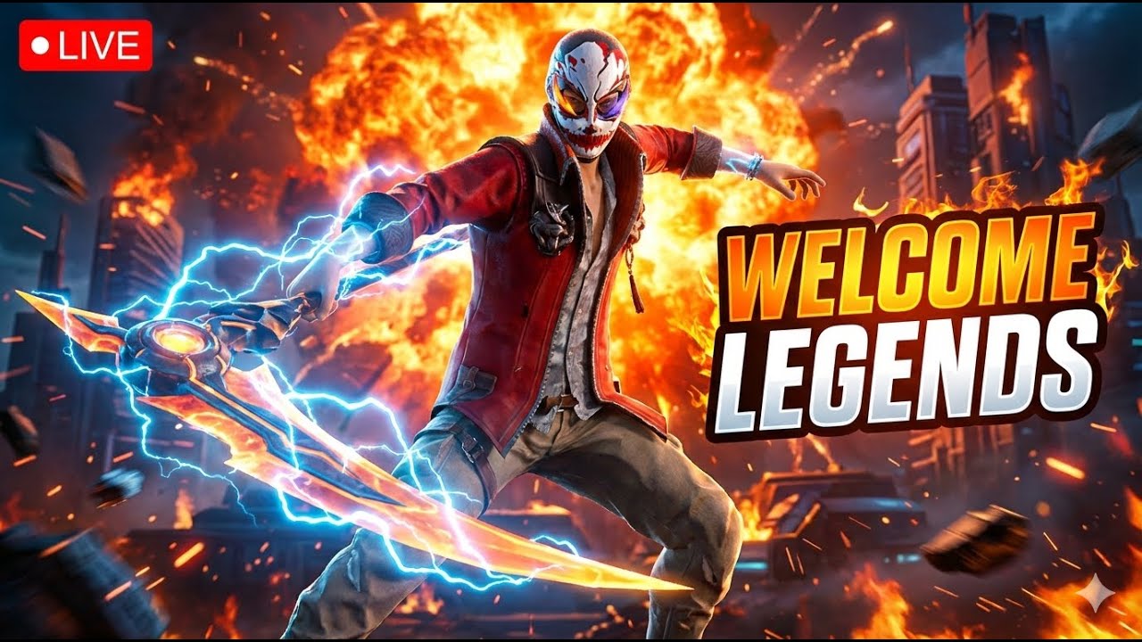 🔥WELCOME LEGENDS😉| KARTIK IS LIVE | Free Fire Custom Room + Fun 🔥