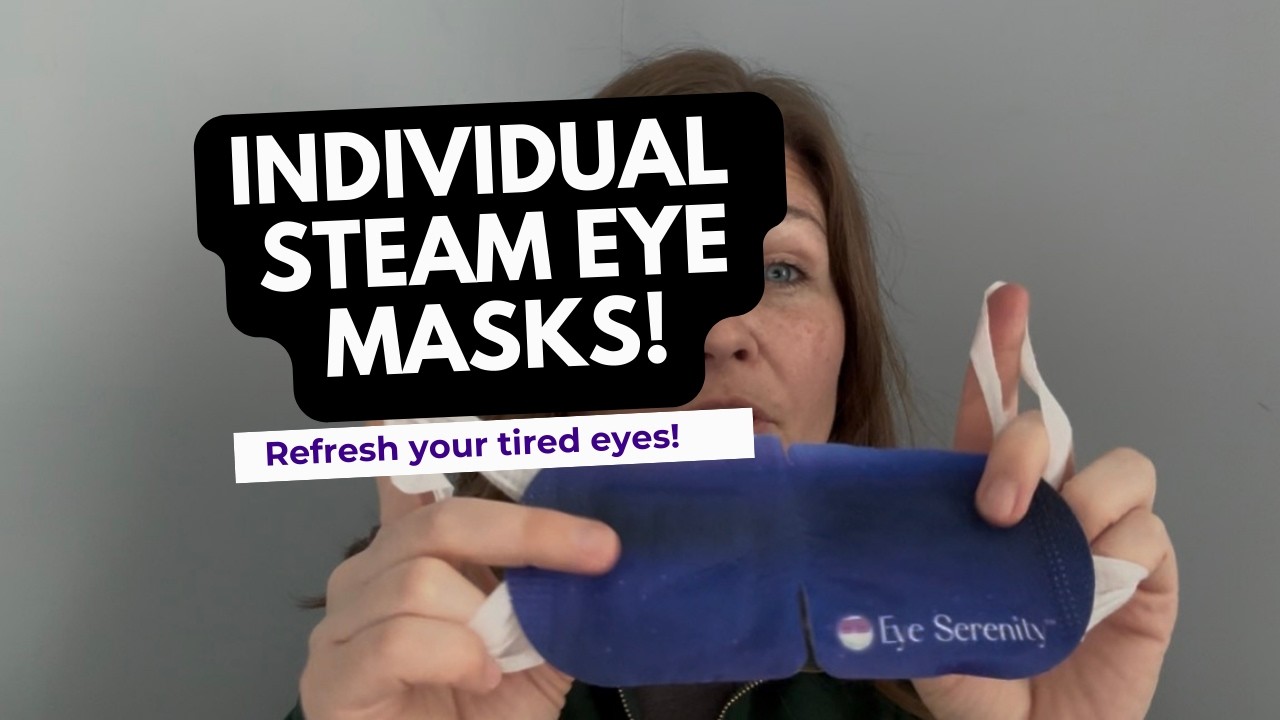 Quick relief for your eyes?! 🔥👀 Self-Heating Steam Eye Mask Review