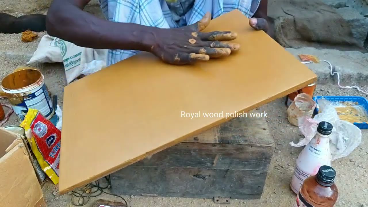how to polish plywood || ஒட்டு பலகை மெருகூட்டுவது எப்படி