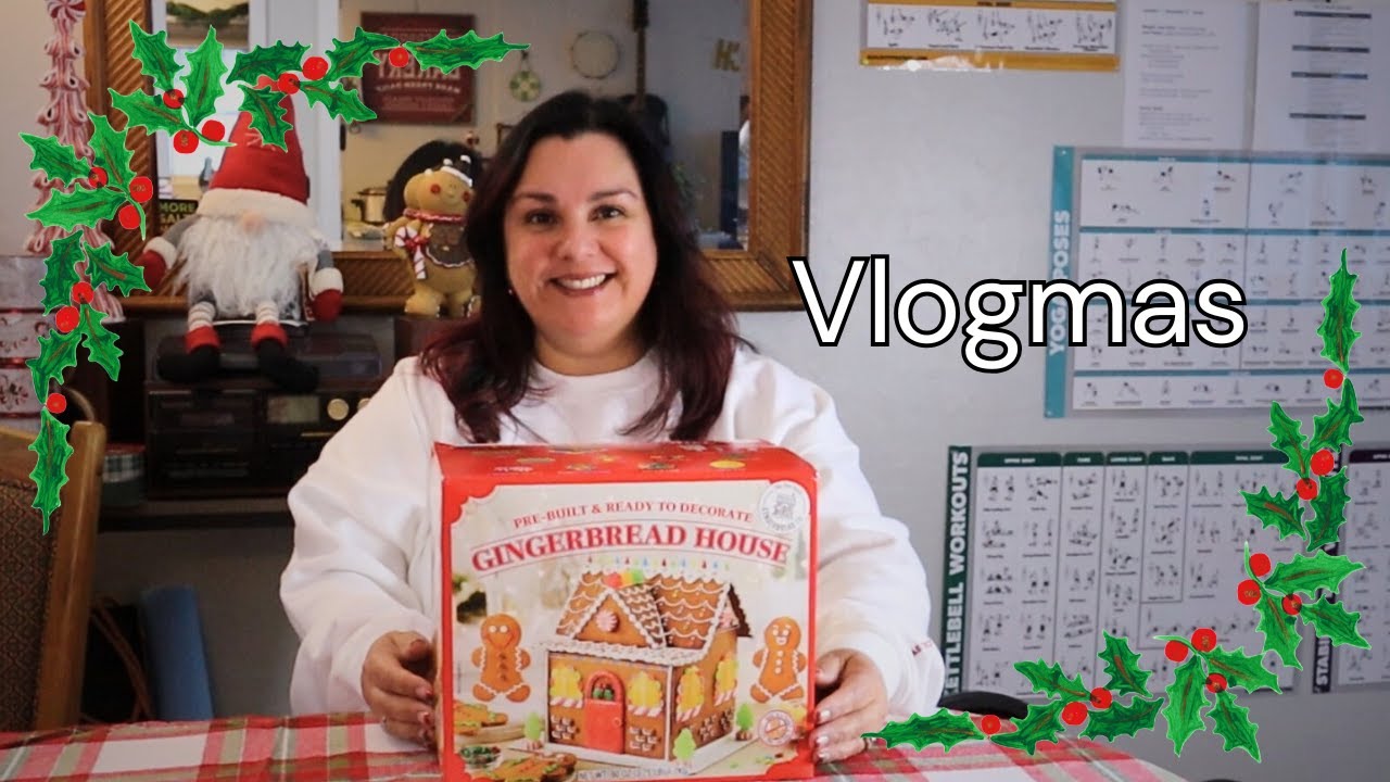Holiday Activity - Gingerbread House / Smoking Ribs & Homemade Sourdough English Muffins
