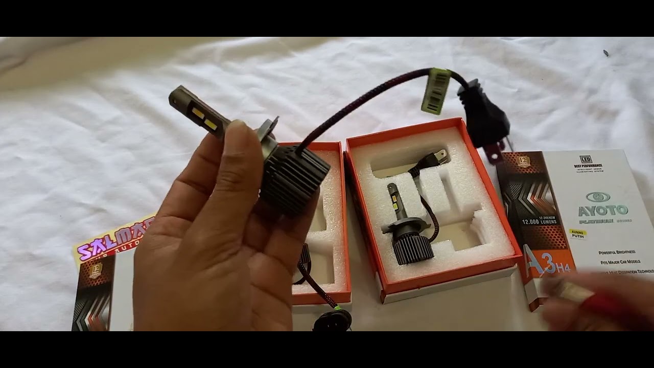 Review Tutorial Cara Pasang Lampu Utama Truk 24 Volt Ayoto A3 H4 45 Watt dan Ayoto A3 H11 45 Watt