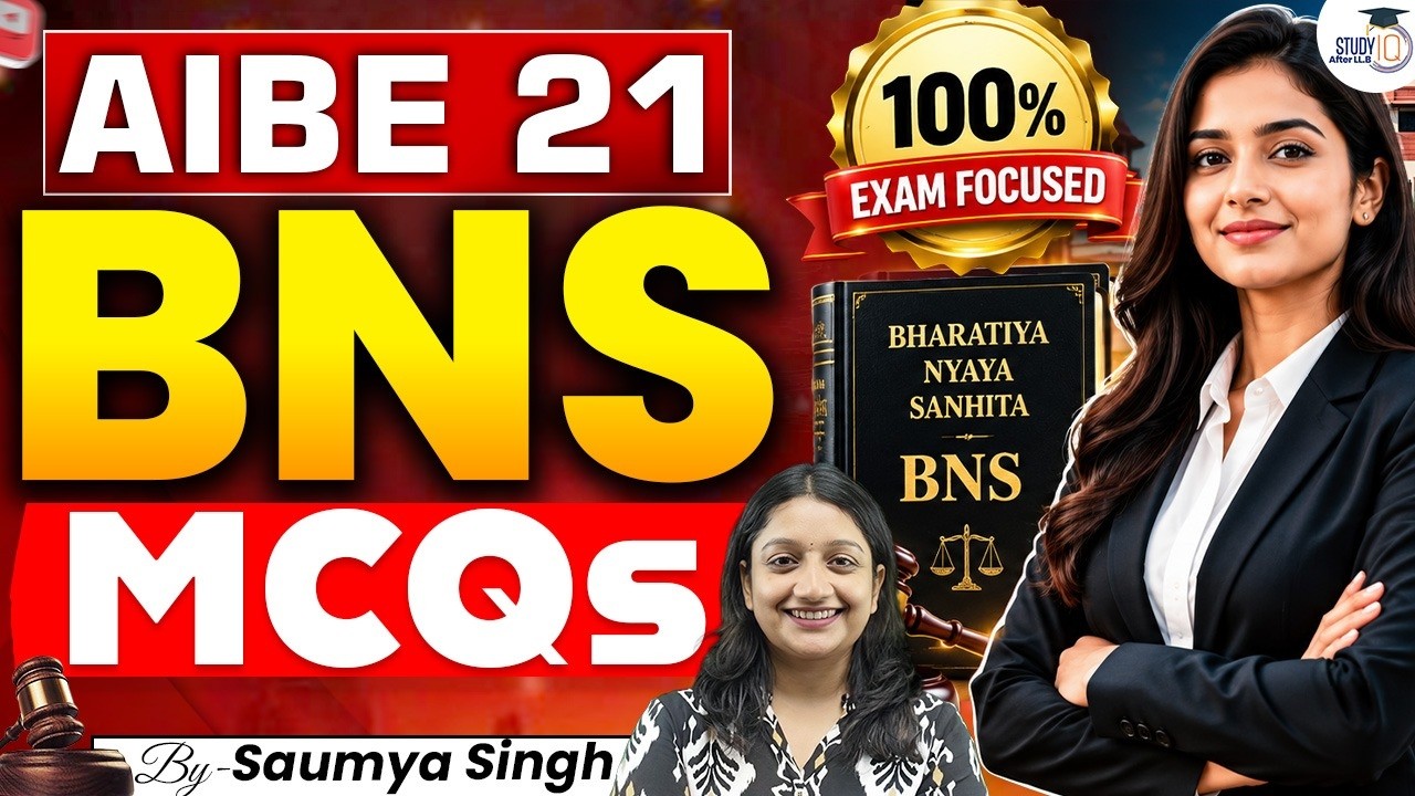 AIBE 21 BNS MCQs | Most Important Questions for AIBE 21 by Saumya Singh