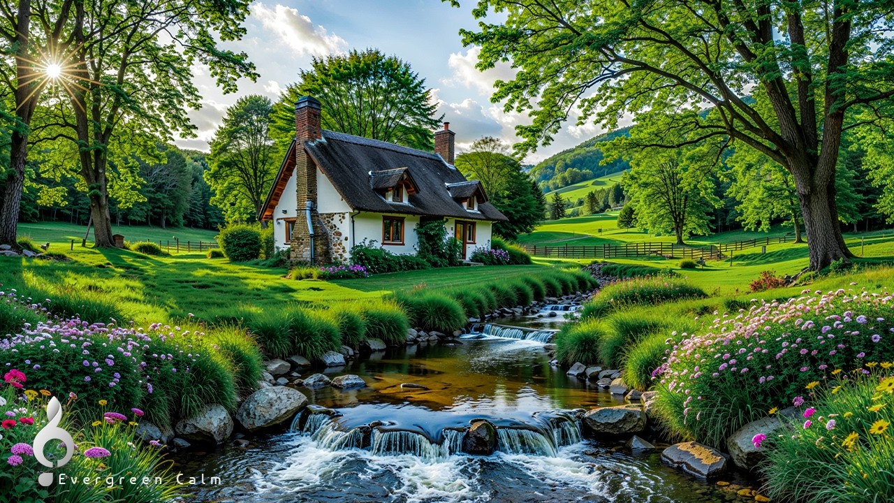 Music Therapy 🌿Quietens The Mind And Eases Anxiety, Relaxing Piano With Soft River Stream #25