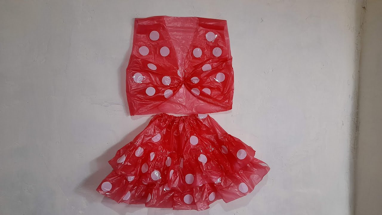 disfraz de festejo para niña♻🤩MVRC♻Económico y muy fácil de hacer.