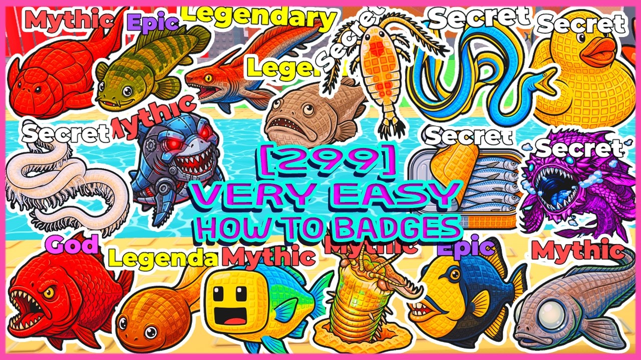 [299] How to get ALL 17 NEW FISH in Find the Fish - Roblox