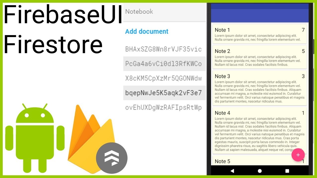 FirebaseUI Firestore RecyclerView Part 1 - PREPARATIONS - Android Studio Tutorial