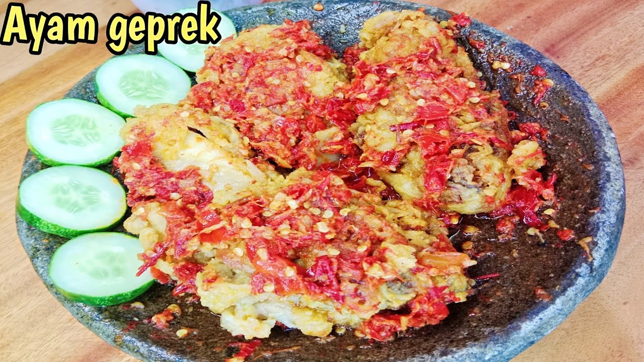 RESEP AYAM GEPREK Super nikmat dan gurih