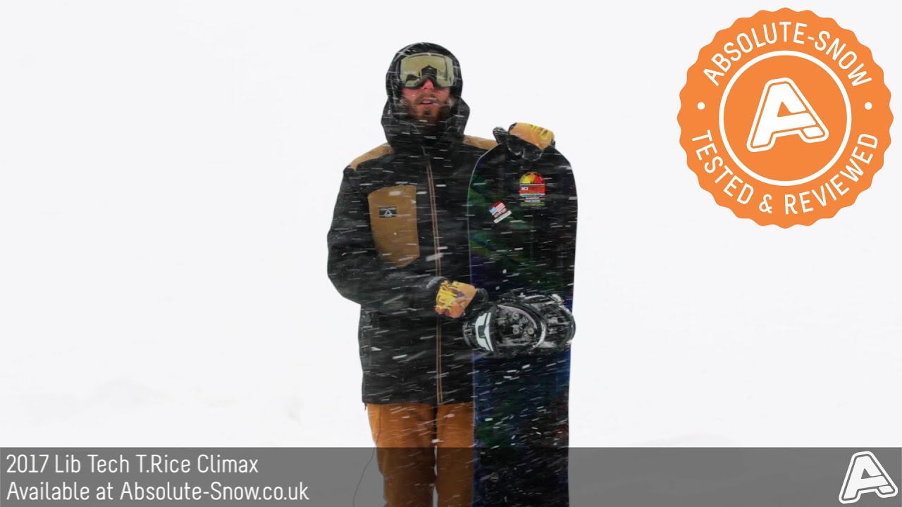 2016 / 2017 | Lib Tech T.Rice Climax Snowboard | Video Review