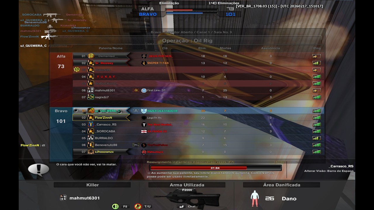 COMBAT DE ARMAS :  LIVE DA NOITE