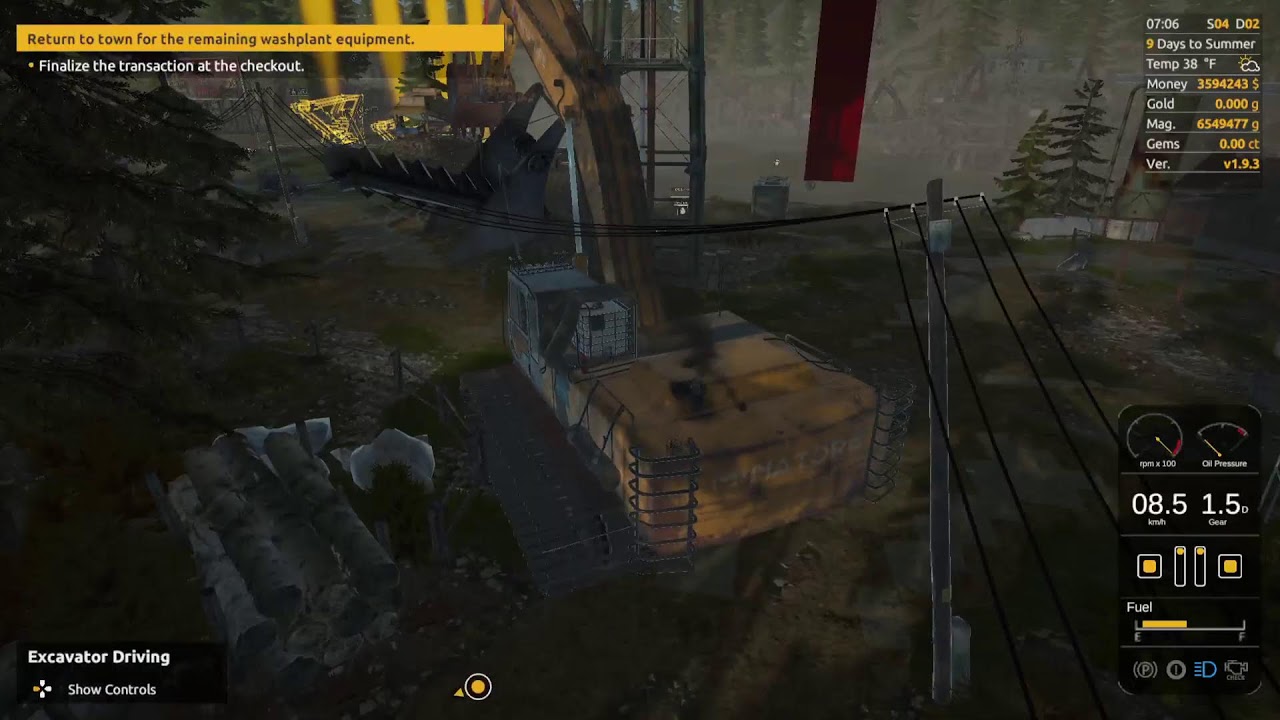 Gold Mining New DLC, Diamond Creek Tier 5 Set up