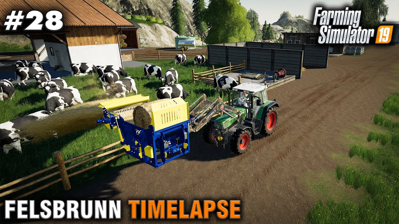 FS19 Timelapse Felsbrunn #28 Animal Work