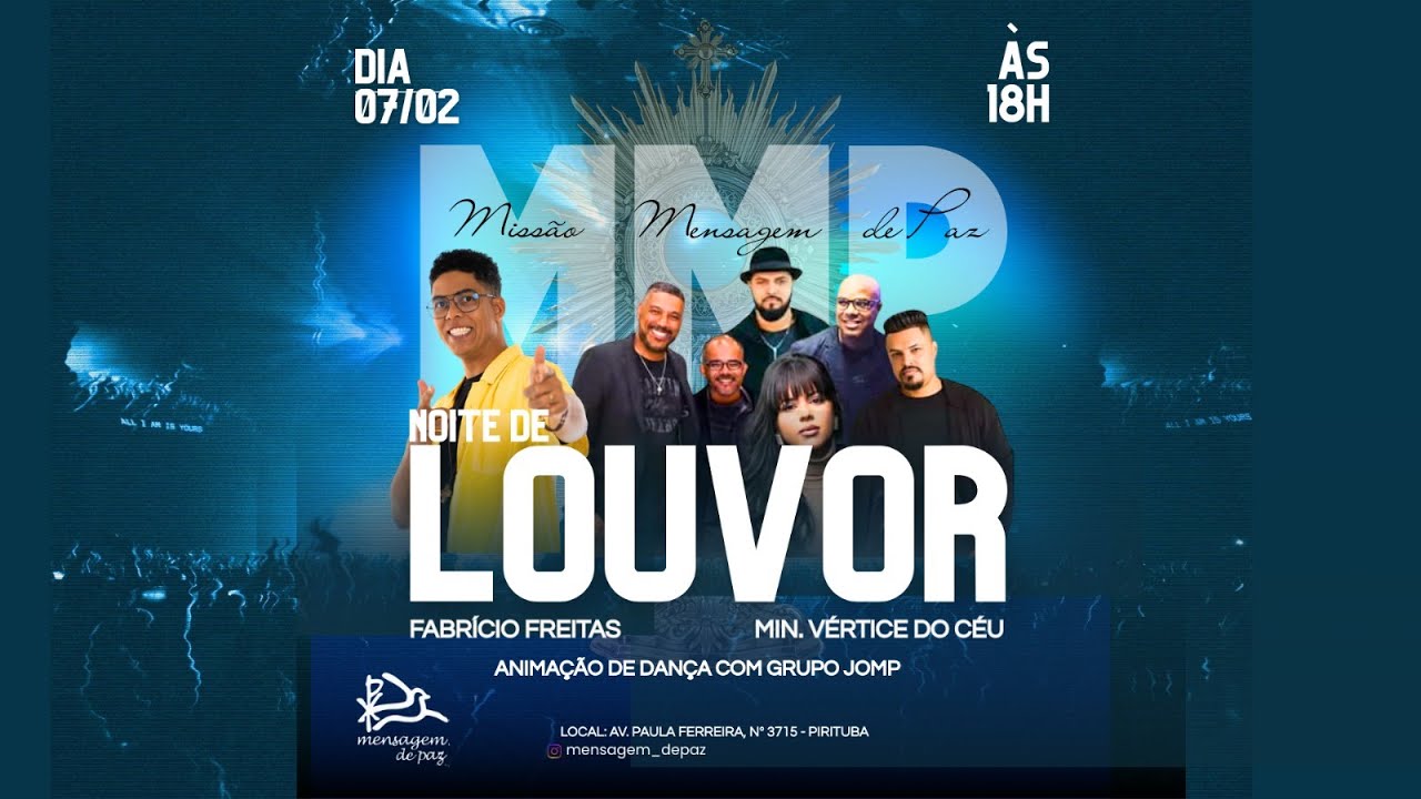 NOITE DE LOUVOR - COMUNIDADE MENSAGEM DE PAZ - 07/02/2026