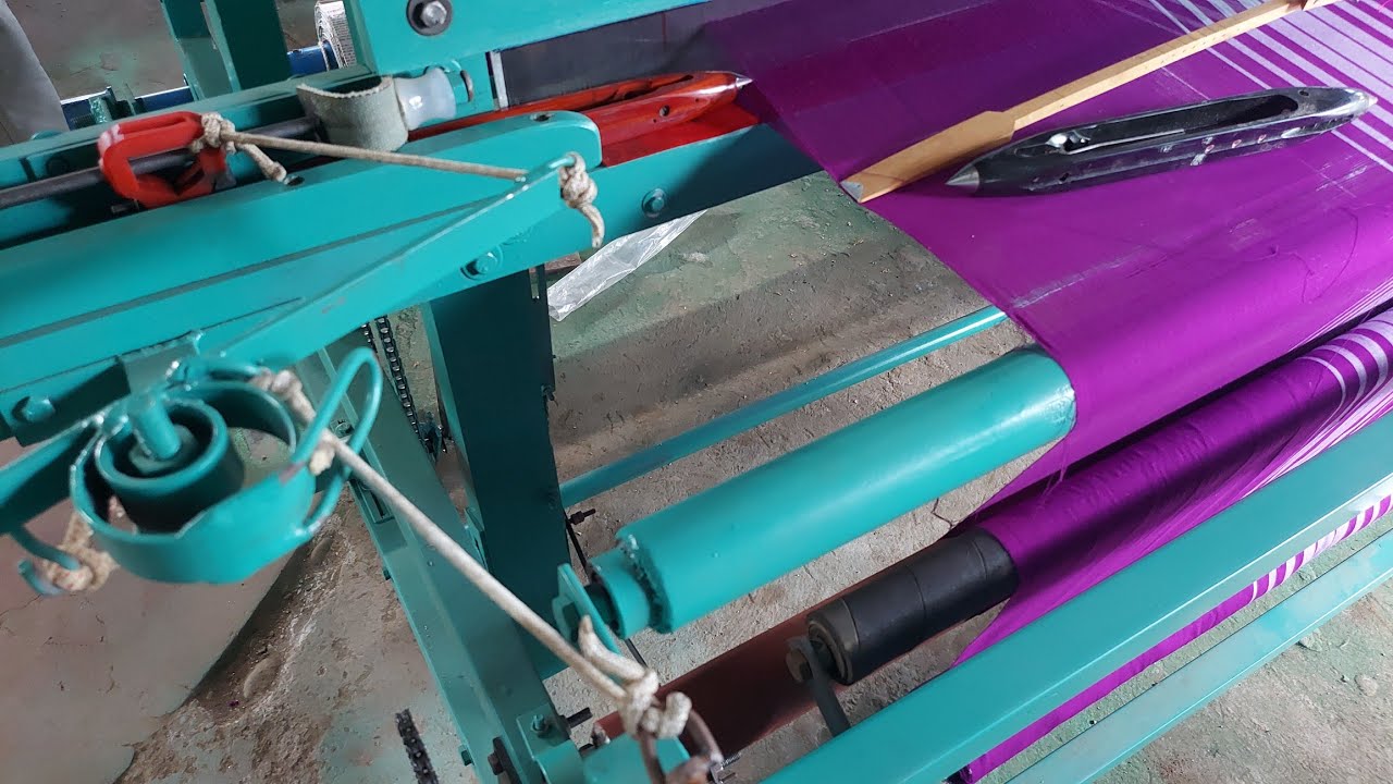 powerloom series 36: part 1 INSTALATION OF SEMI AUTOMATIC OVER-PEAK POWERLOOM/ Enquiry +919921607202