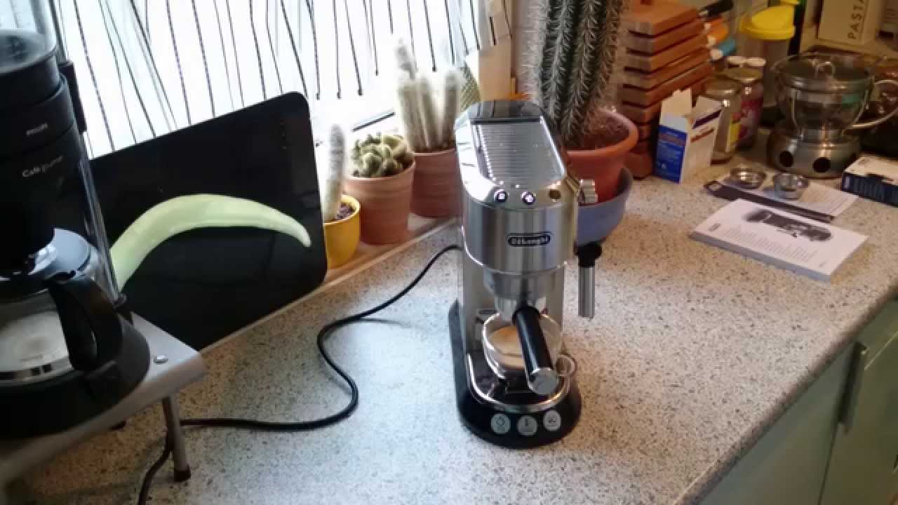 Erstinbetriebnahme DeLonghi EC680 /685 Dedica