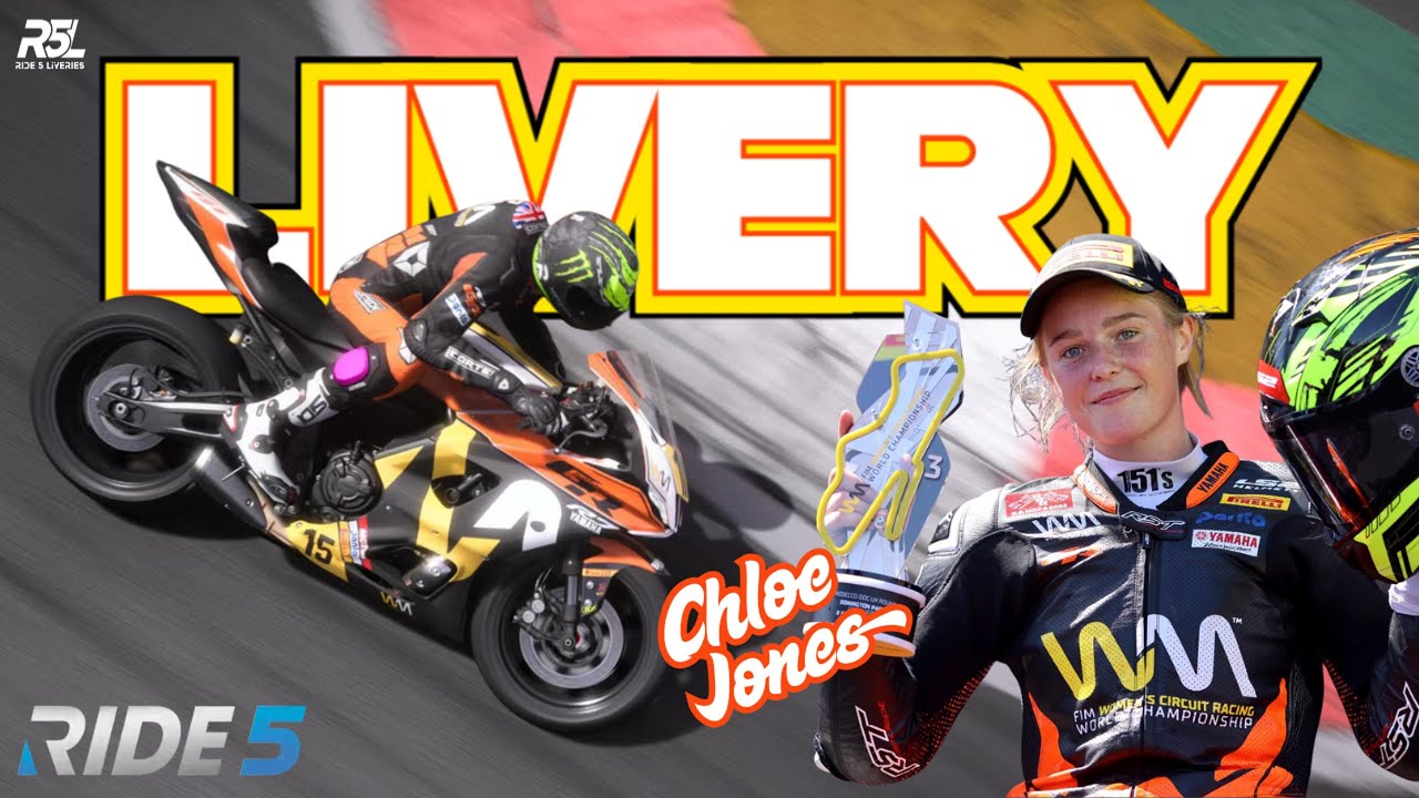 World Women's Circuit Racing Livery! Chloe Jones 2025 Replica Livery Editor Ride 5!