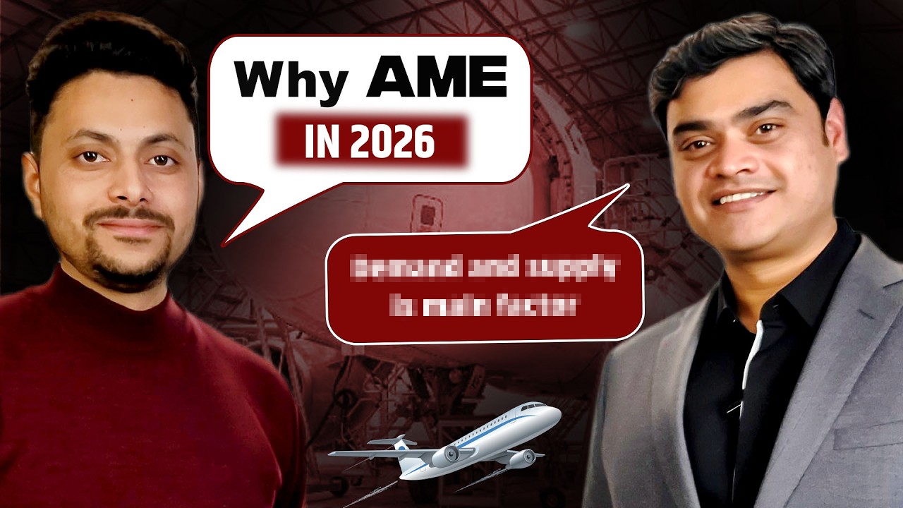 Scope of Aircraft Maintenance Engineering (AME) in India ||  Career in Aviation 2026