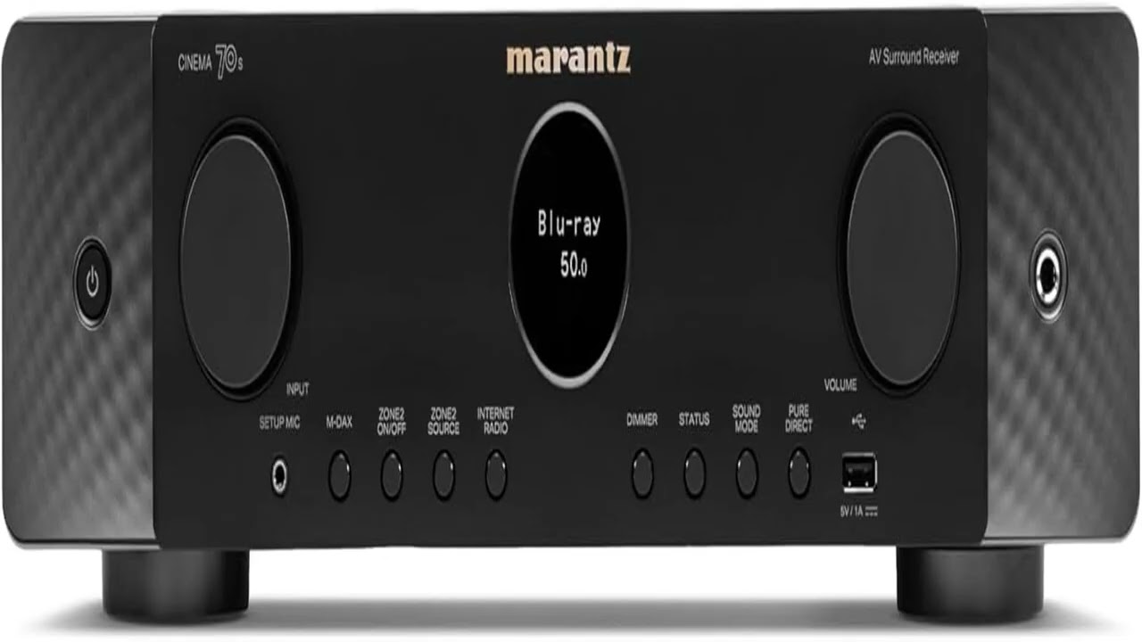 Best Deal: Marantz Cinema 70S 7.2-Ch Receiver (50W X 7) | 4K/120 and 8K Home Theater Receiver