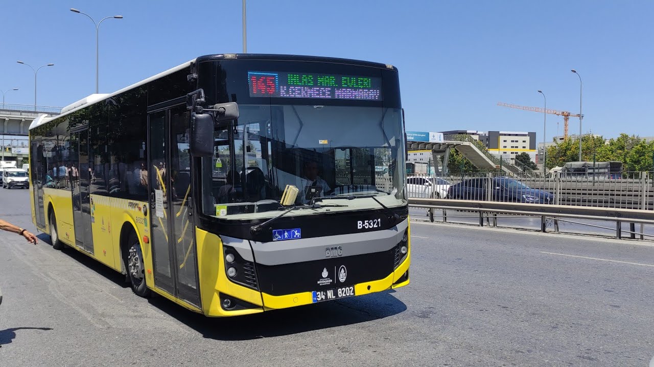 İETT | 145 ile Küçükçekmece - İhlas Marmara Evleri Arası Otobüsle Seyahat