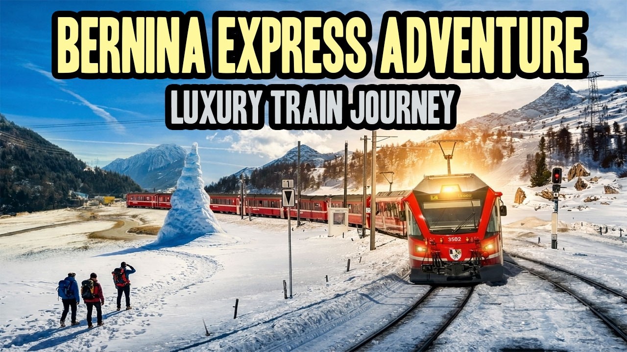 Breathtaking Winter Wonderland: Bernina Express Through the Swiss Alps | Italy to Switzerland