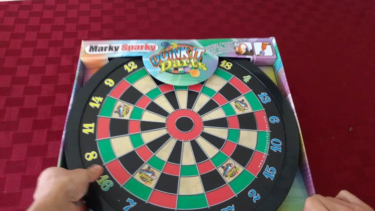 Marky Sparky Doinkit Darts - Magnetic Dart Board Unboxing
