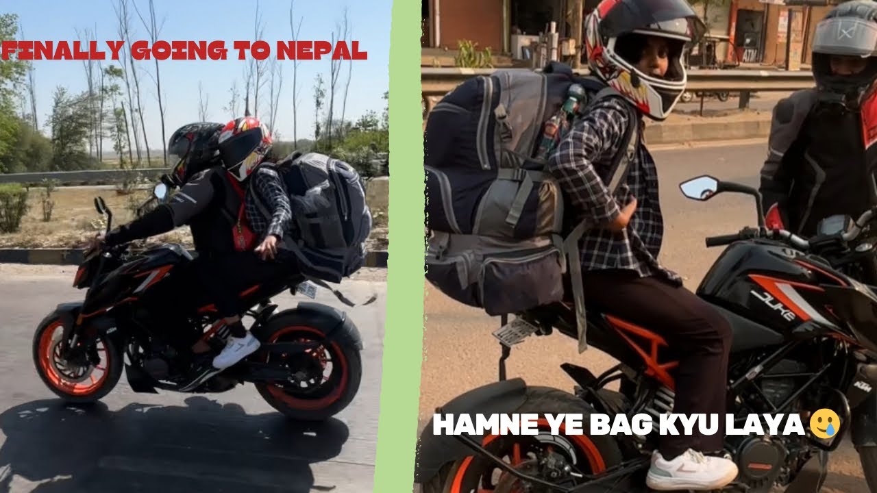 MY FIRST BIKE RIDE, INDIA TO NEPAL#bikeride #nepal #nepalride