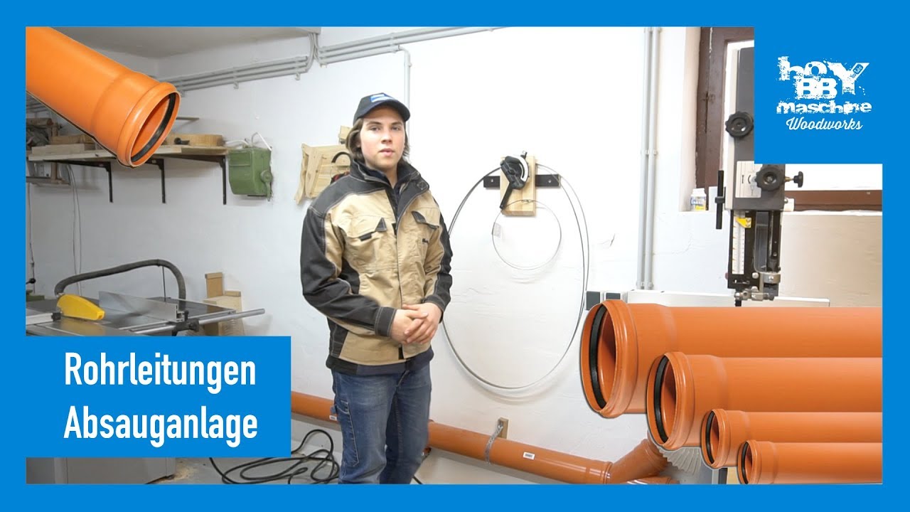 Absauganlage für die Werkstatt/ Installation unserer Absauganlage/ Hans schreiner FM300B