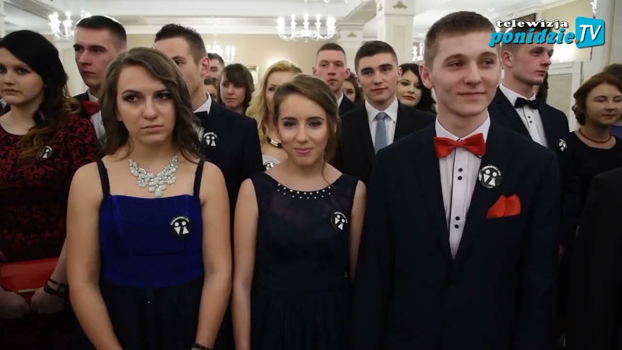 Archiwum 2016: Studniówka ZSP w Busku-Zdroju - Polonez