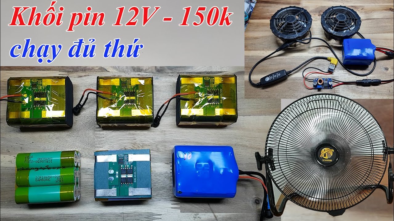 Thanh lý khối pin zin 12V chỉ có 150k chạy đèn chạy quạt Wifi thoải mái Phần 2| LH 0969.988500