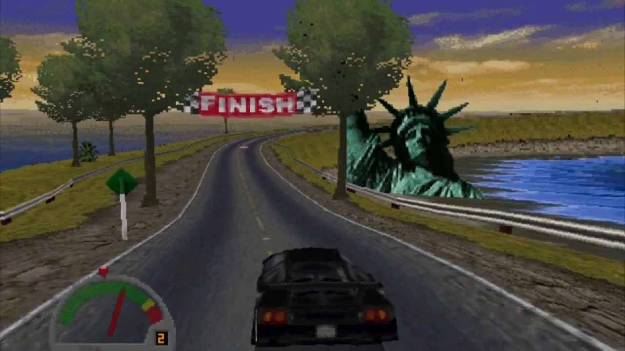 Over Drivin' (3DO) 1994. gameplay: Lamborghini. Coastal