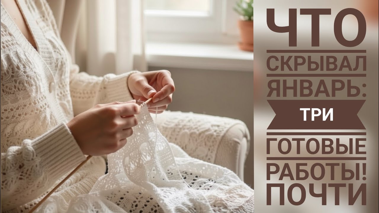 Что скрывал январь: 3 готовые работы! Почти🤫