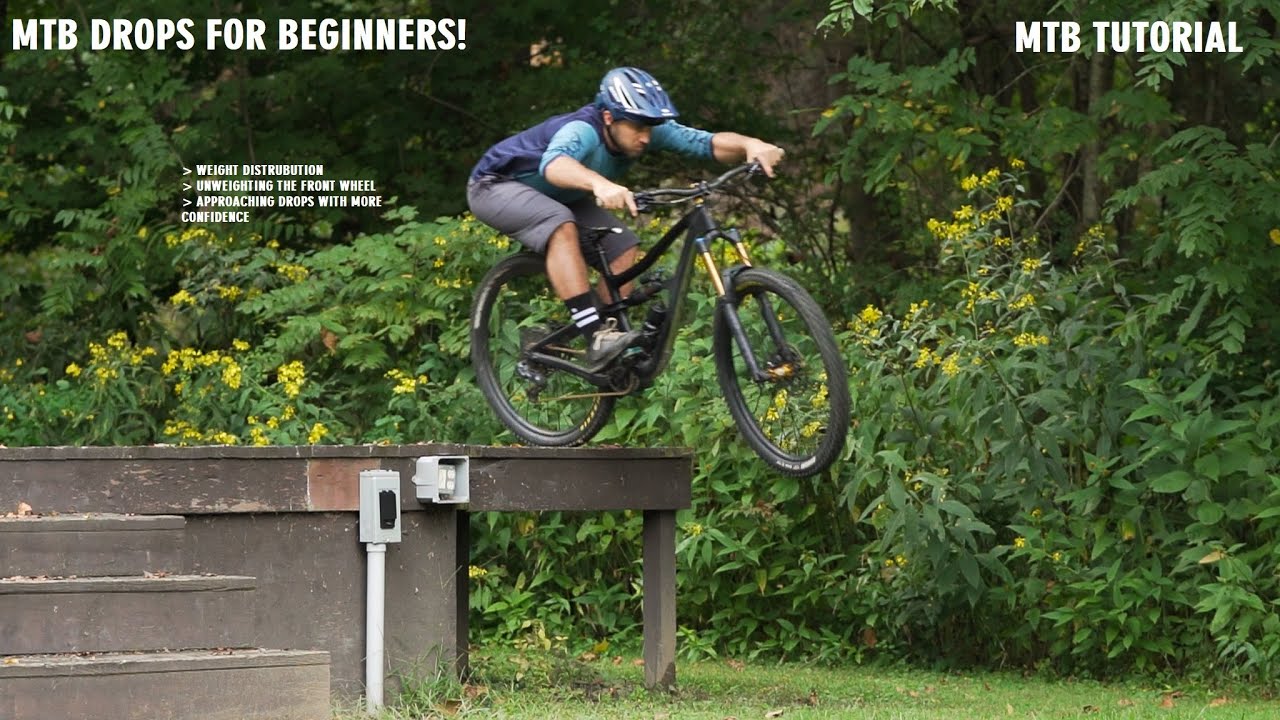 How To Hit MTB drops | Beginner Mountain Bike Skills Tutorial
