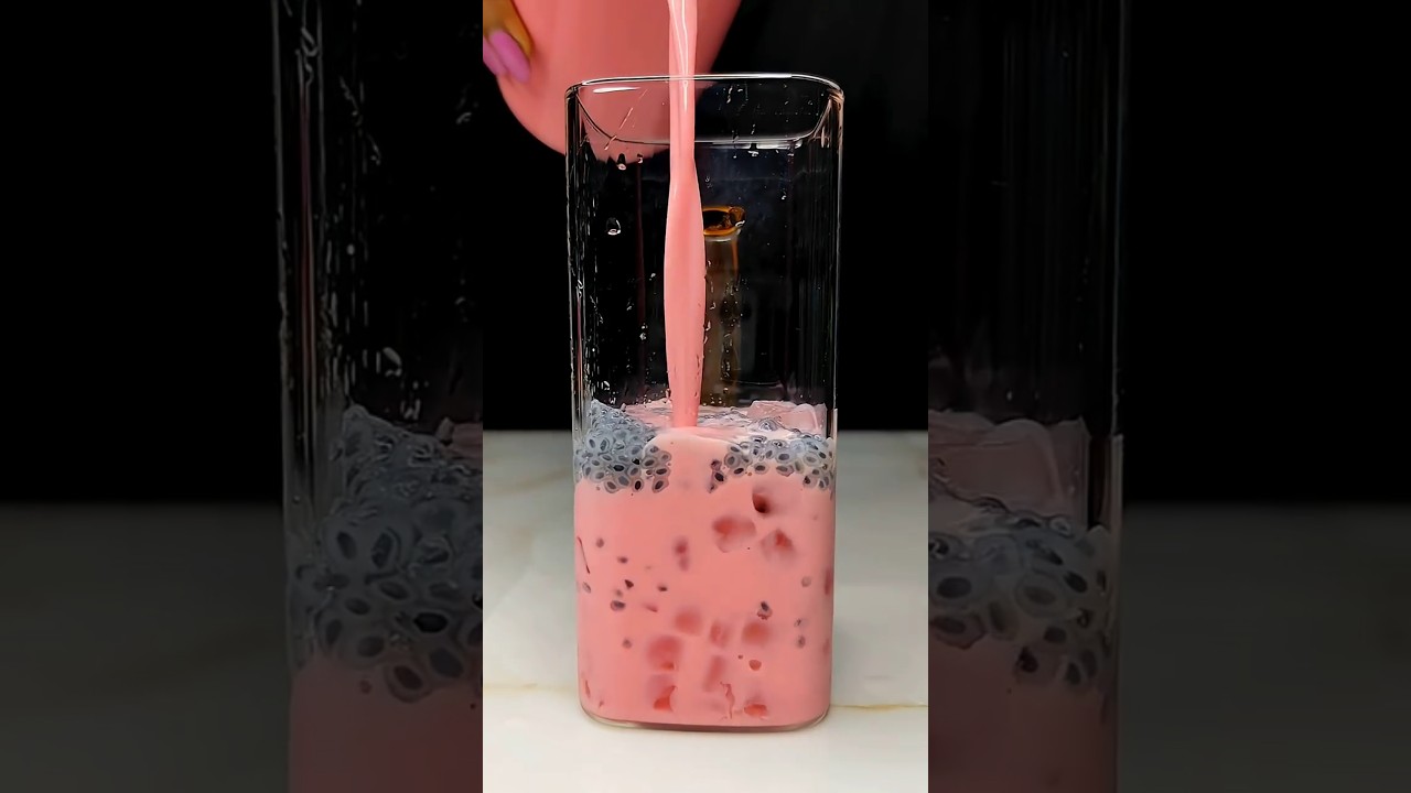 Creamy Rose Milk Sharbath | Classic Indian Summer Cooler 🤤