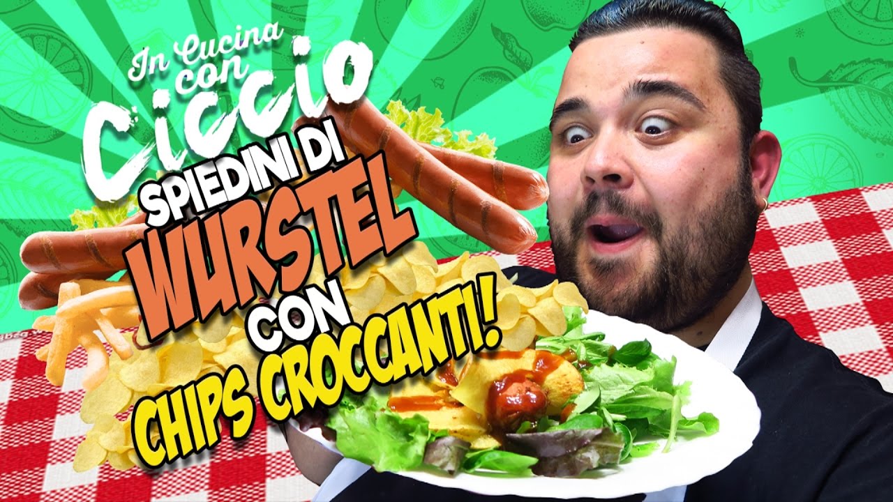 In Cucina Con Ciccio: Spiedini di Wurstel con Chips Croccanti!